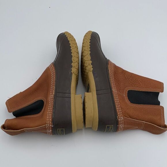 LL Bean Bean Boots rubber and leather duck boots - Picture 10 of 13